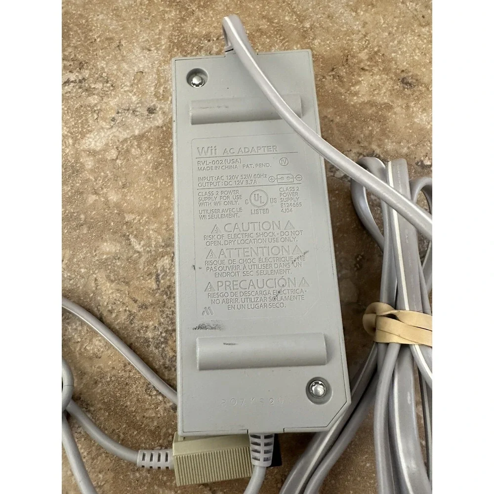 Nintendo Wii Power Supply Original Genuine OEM AC Adapter Cord Brick RVL-002